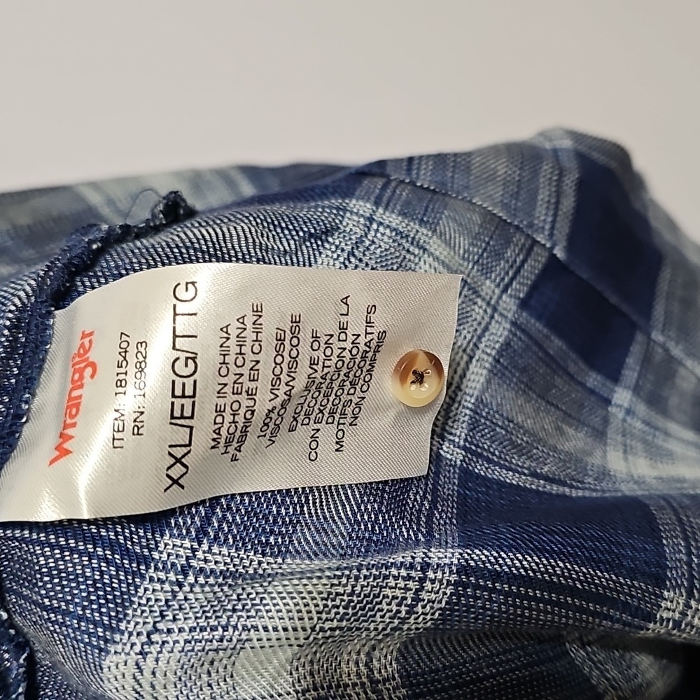 XXL Wrangler Plaid Blouse - Picture 8 of 10
